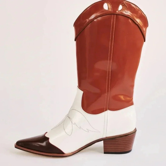 Jaggar the label cowboy boots multicolor new - Picture 2 of 4